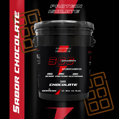 Proteína Hidrolizada 5kg Isolate 300 Suplements / Varios Chocolate