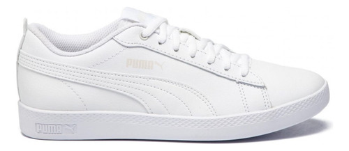 Zapatilla Puma Smash Wns V2 L 365208 04 Blanco Para Mujer