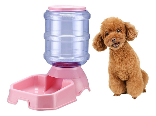 Alimentador Automático Para Mascotas Alimentador Rosa