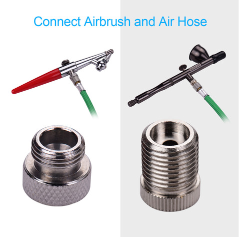 Kit Adaptador De Aerógrafo De 9 Piezas Para Mangueras De Aer