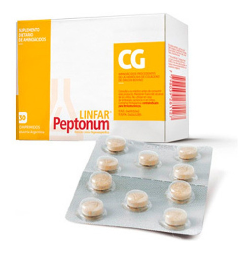 Peptonum Cg Colágeno Peptonas Linfar Celulitis Piel Artro