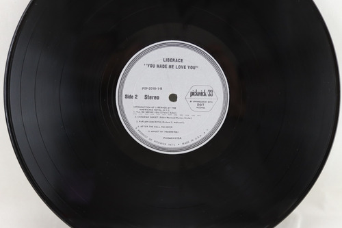 D2406 Liberace -- The Excitement Of Mr Showman Lp (Usado)
