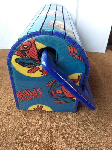 Lonchera De Colección- Spiderman - Lonchera De Madera (Usado)