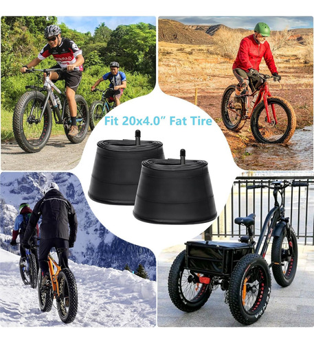 Mgdc 2 Pack 20x4 Tubos Internos De Bicicleta De Neumáticos G