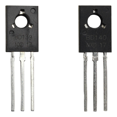 10x Pares Transistor Bd139 E Bd140 - Alta Qualidade