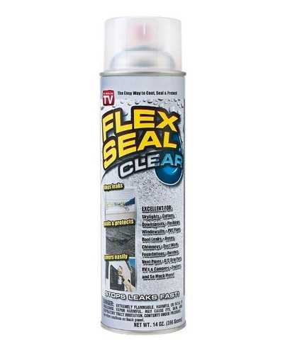 Spray Silicon Sellante Transparente 396g Flex Seal 2 Unid