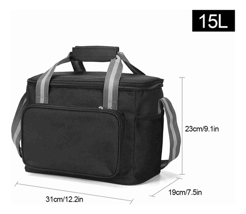 Hielera Portátil Para Pícnic De 15 Litros, Bolsa Aislante Pa