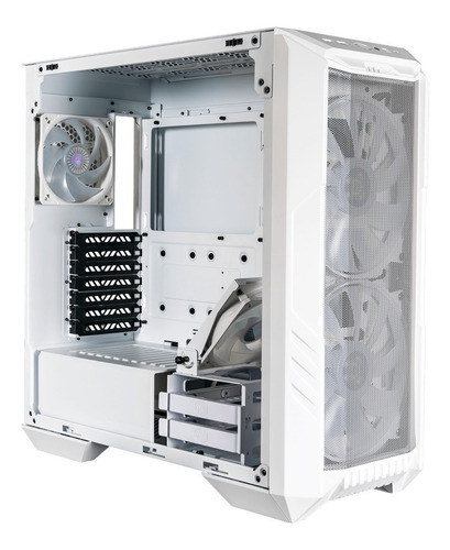 Imagen 6 de 8 de Gabinete Gamer Coolermaster Haf 500 White Argb