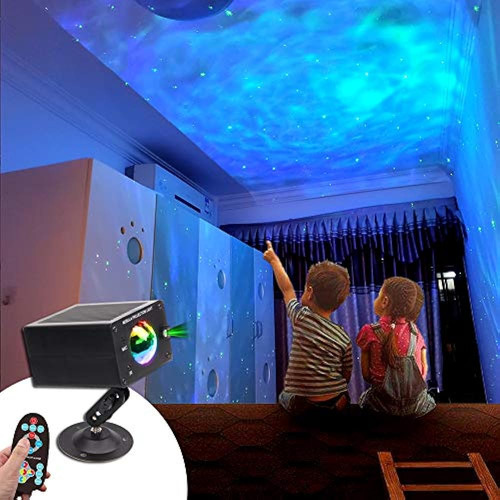 Star Projector, Koot Ocean Wave Luz Activada Por Sonido Lámp