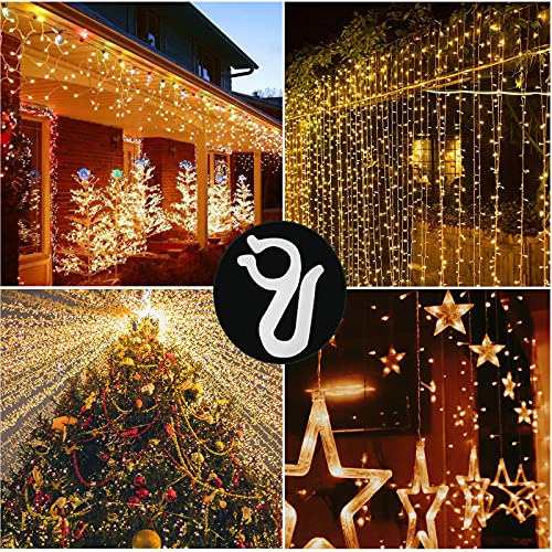 Paquete De 200 Clips De Luz Navideños, Miniclips De Luz Para