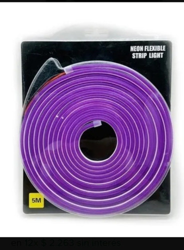 Cinta Neon Led 12volt Morada 