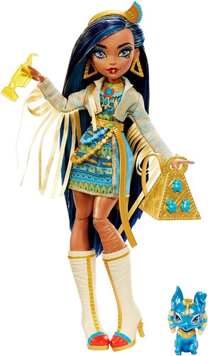 Monster High Muñeca Cleo De Nilo 27 Cm Accesorios 2022