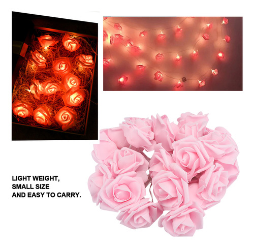 Cadena De Luces Artificiales Usb De 3 Metros Y 20 Led, Color
