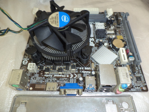 Board Ecs H81h3-m4 V.1.0+core I5 4430+disipador+rejilla