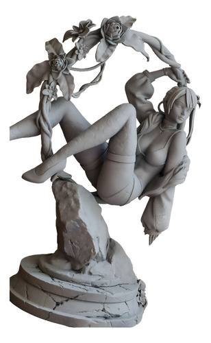 Figura Impresa 3d Kaine Nier Replicant Version 1 2 1:7
