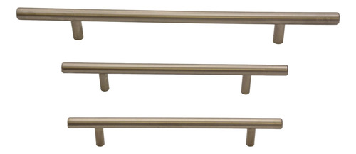Tirador Metal Mueble 96mm Macizo Acero Inoxidable Herrajes