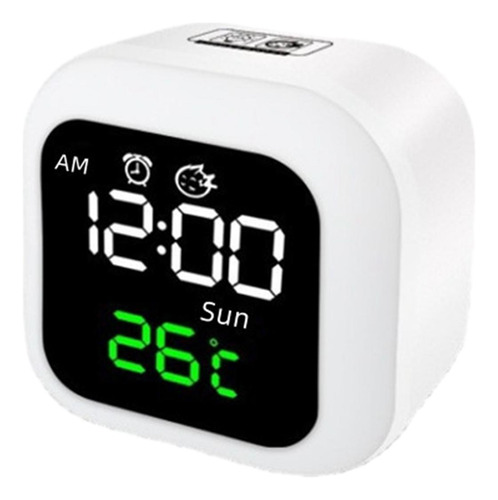 Reloj Despertador Digital Reloj De Mesa Pantalla 12/24h