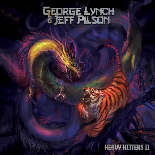 George Lynch Heavy Hitters Ii - Lp Splatter Lp Plateado/mora