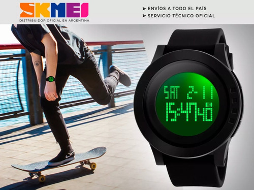 Imagen 5 de 7 de Reloj Hombre Skmei 1142 Sumergible Digital Alarma Cronometro