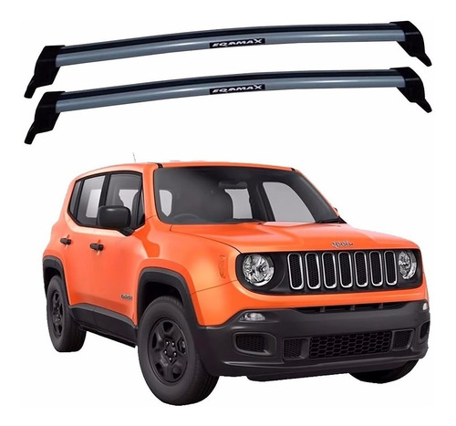 Rack Teto Jeep Renegade 2015 Até 2019 Bagageiro Eqmax Prata
