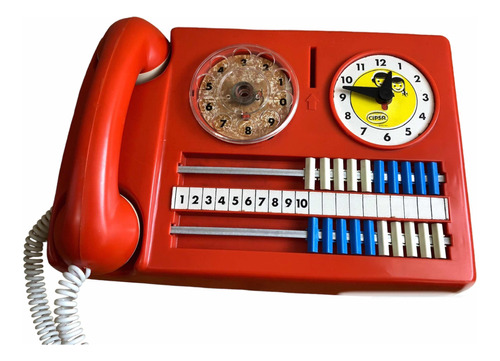 Juguete Didáctico Antiguo, Teléfono, Años 70s