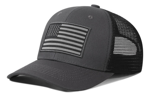 Sibosha American Flag Trucker Hat - Gorra De Béisbol Para Ho