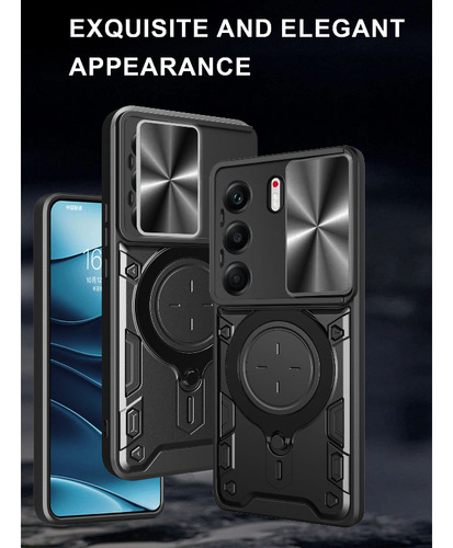 Funda Con Soporte Magnético Para Tecno Camon 40 Pro 4g