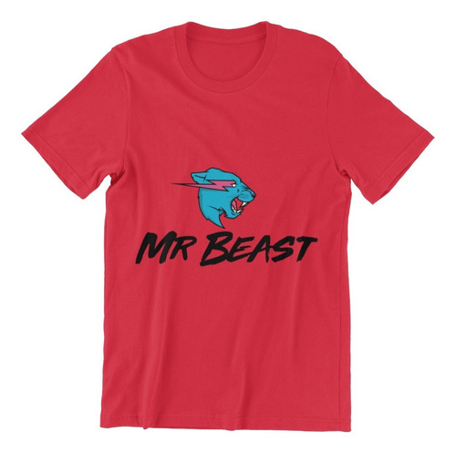 Polera Unisex Mr Beast Logo Youtuber Algodon Estampado