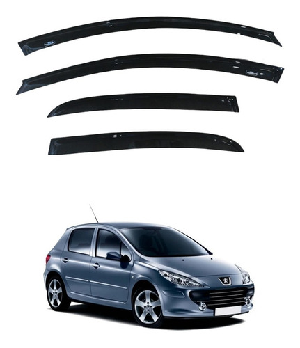 Botaguas Importados Peugeot 307 5 Puertas 2008 4 Piezas