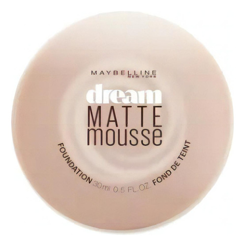 Base de maquillaje Maybelline Dream Matte Mousse Foundation Dream Matte Mousse