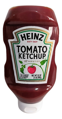 Ketchup Salsa De Tomate Heinz Importada 907 Gramos. Original