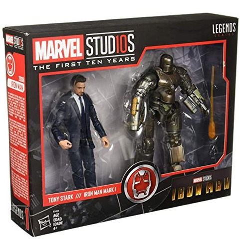 Marvel Studios Legends Series Hasbro Tony Stark Y Iron Man M