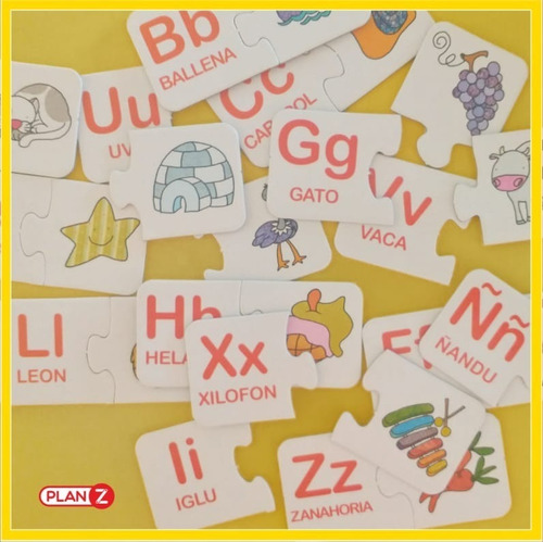 Imagen 4 de 9 de Juego Asociación Letras Imágenes Didácticos Infantil P Niños