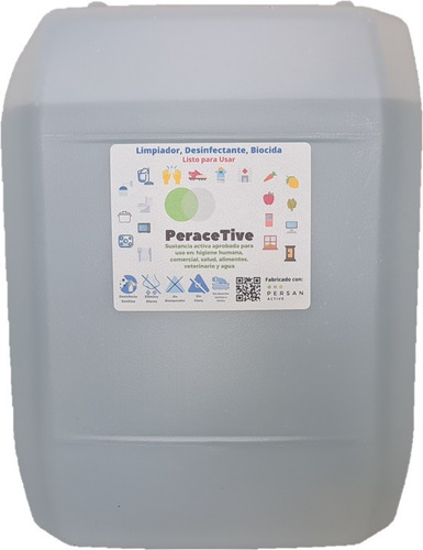 Desinfectante Sanitizante Biocida Viricida Bactericida 10lts