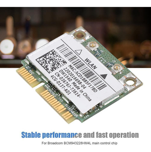 Para Placa De Rede Dell Broadcom Bcm943228hm4l Dw1540
