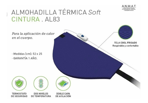 Almohadilla Termica Electrica Cuerpo Calor Espalda - Dolores