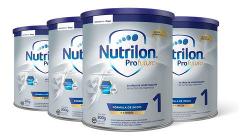 Imagen 2 de 7 de Nutrilon Profutura 1 X 800grs. 4 Unidades. Leche En Polvo.