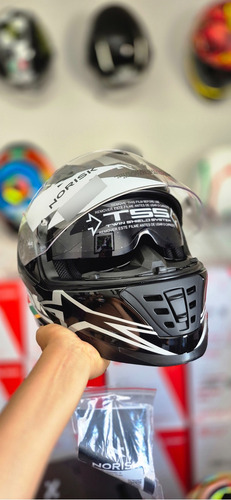 Capacete Norisk Ff302 África Do Sul Preto África Do Sul 56