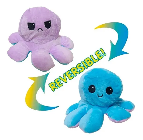 Peluche De Pulpo Morado MercadoLibre