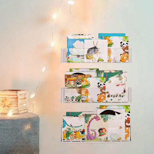 3 Estanterías De Pared Para Niños, Estanterías De Vinilo
