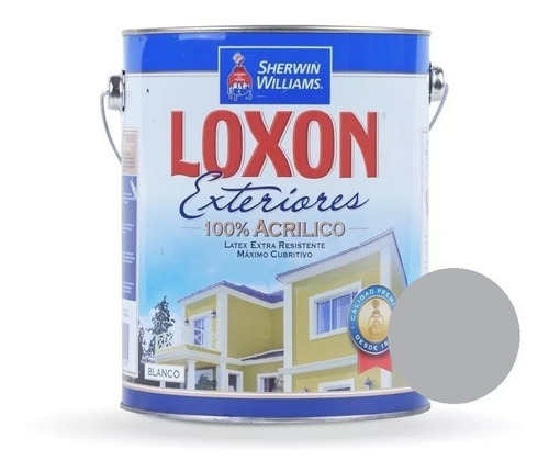 Loxon Exterior Gris Sherwin Williams 20 Lt Solo Envio G2