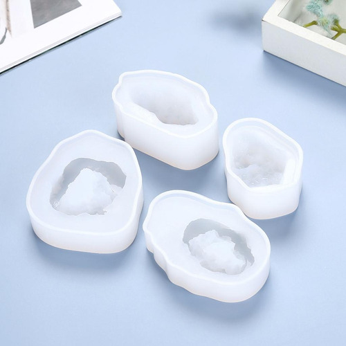Molde De Silicone De 3 Cristais Para Fabricação De Pedras, 3