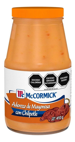 Aderezo De Mayonesa Mccormick Con Chipotle 410g