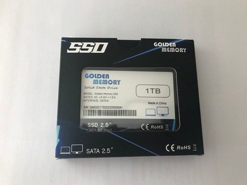 Hd Ssd 1tb Golden Memory Sata 3 6gbps 2,5