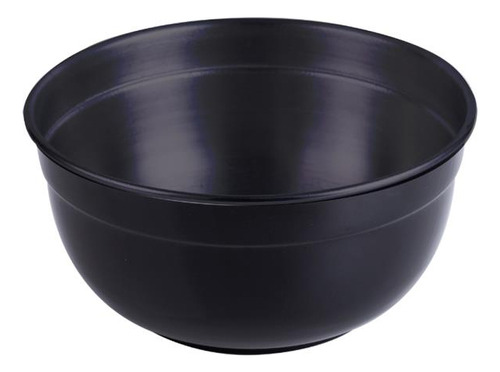 Tigela Saladeira Bowl De Aluminio Preto 3,5 Lt