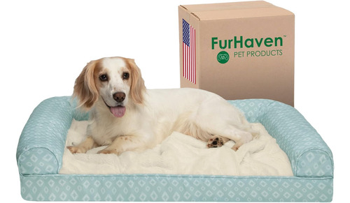 Cama Para Perros Furhaven, Espuma Viscoelástica, Grande, Aqu
