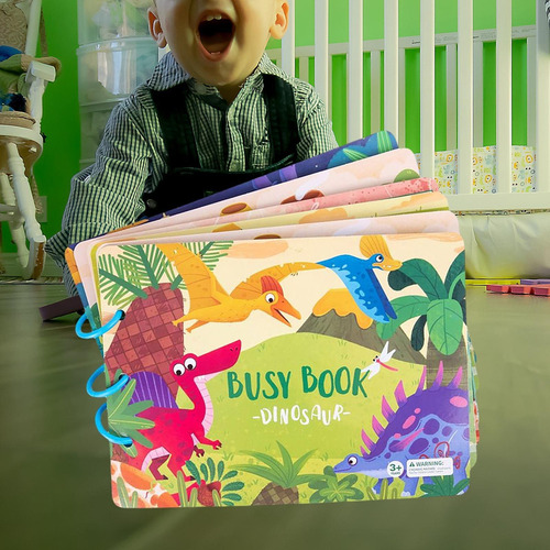 2025 Quiet Busy Book Montessori Juguetes For Dinosaurios