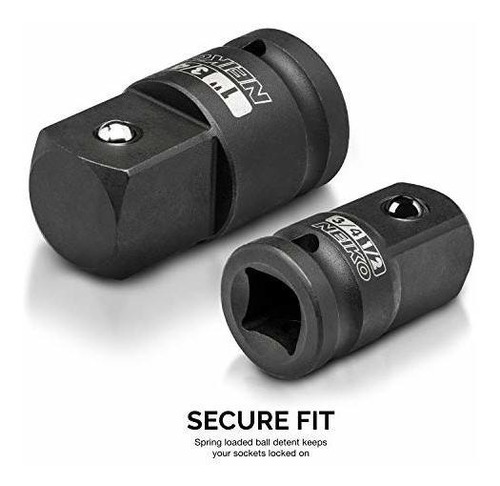 Neiko 30223a Adaptador Y Reductor De Impacto, 8 Piezas | Cr-