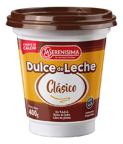 Dulce Leche Clasico La Serenísima 400 Grs