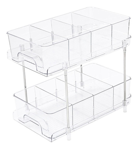 Contenedor Organizador De Gabinete Deslizante 30,9x18,8x28cm